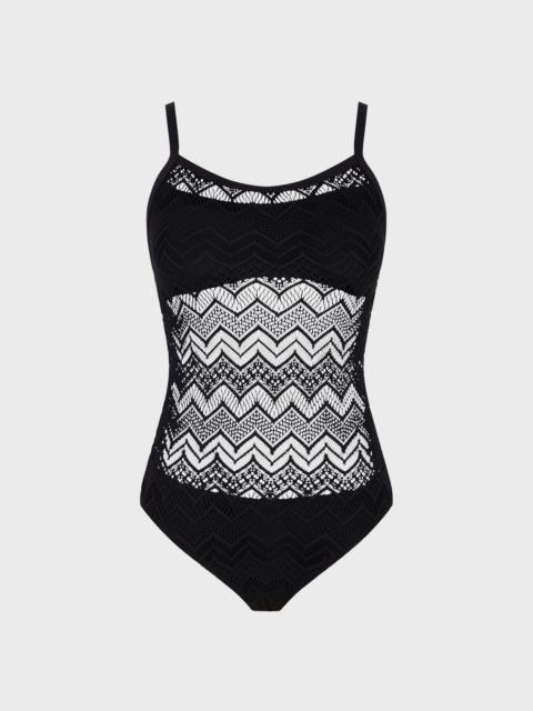 Women Lace One-piece Swimsuit