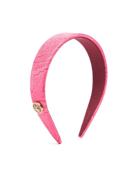 paisley button hair accessory