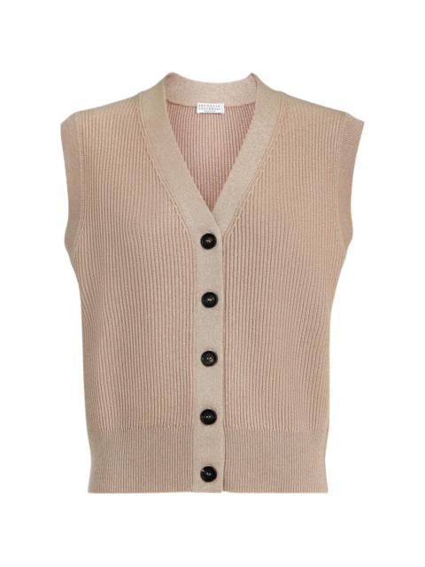 sparkling rib vest