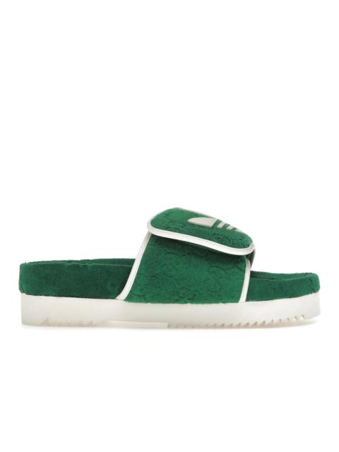 adidas x Gucci men's GG platform sandal
