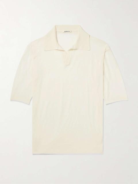 Wool and Silk-Blend Polo Shirt