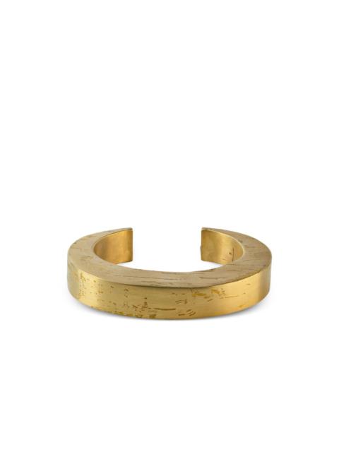 Crescent gold-plated bracelet