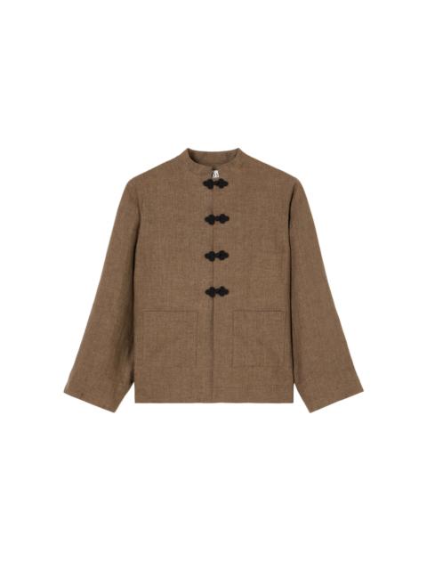 Marie Linen Jacket brown