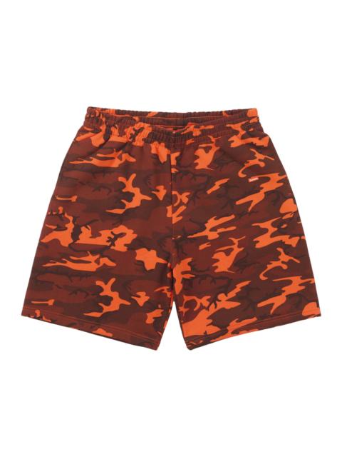 Supreme Small Box Sweatshort (SS25) Bright Orange Camo