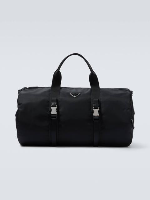 Re-Nylon leather-trimmed duffel bag