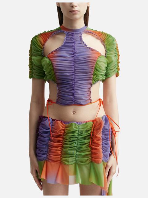 SUNSET SIGNATURE RUCHED TOP