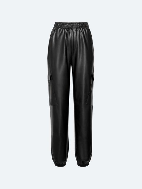 Lightweight Faux Leather Jogger