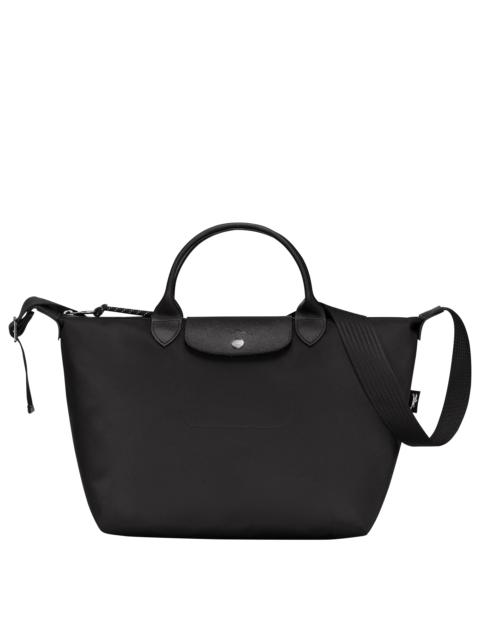 Le Pliage Energy L Handbag Black - Recycled canvas