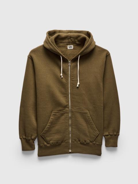 Tsuriami Loopwheel Zip Hoodie in Khaki