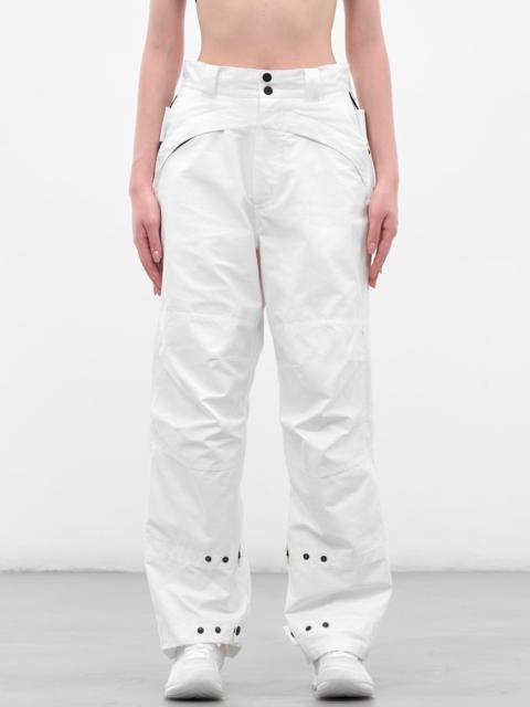 White Biker Pants & Bag