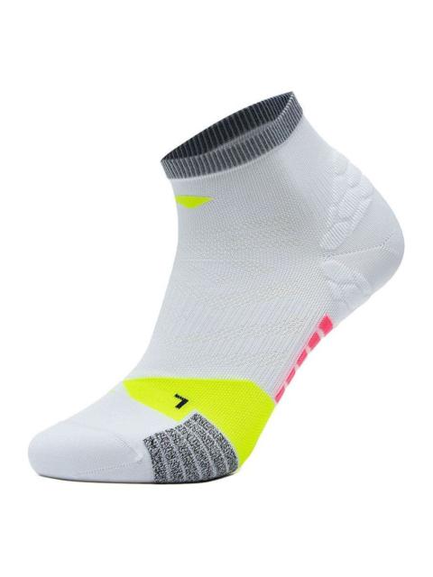 Li-Ning Running Short Socks 'Grey Neon Yellow' AWST101-4
