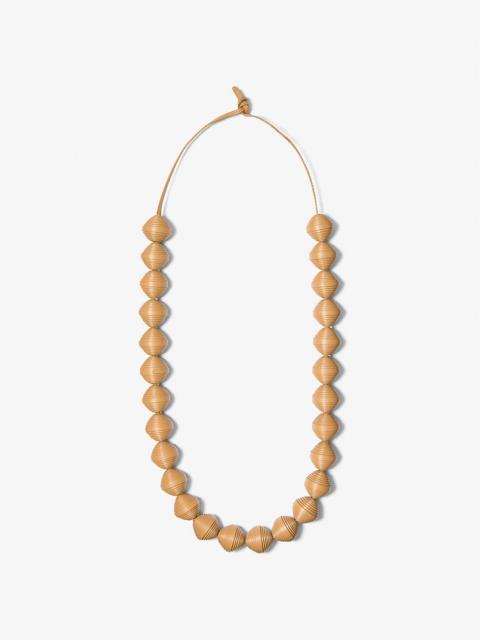 Leather Beads Necklace