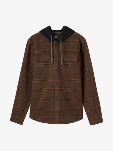 Archer Hooded Flannel Standard Fit Long Sleeve Shirt