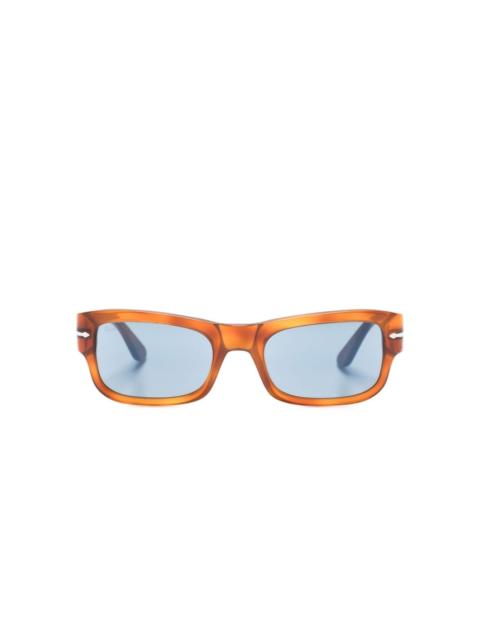 PO3326S rectangle-frame transparent sunglasses