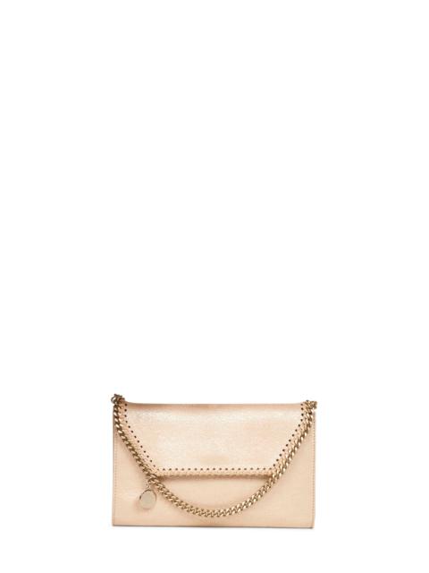 Gold Falabella wallet crossbody bag