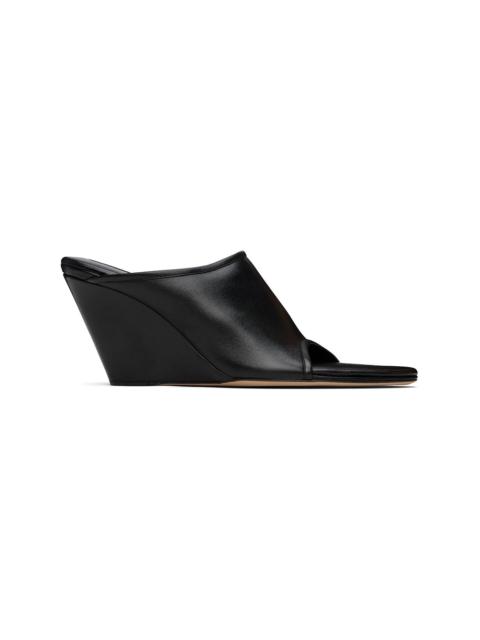 Black 75mm Stretch Mules