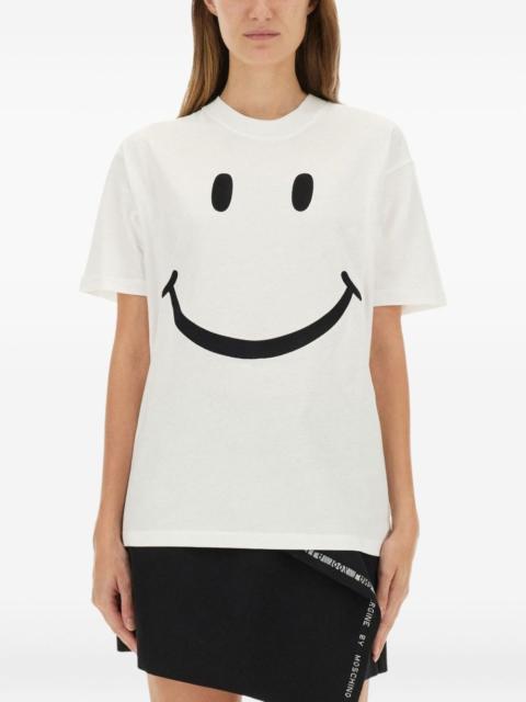 smile-print T-shirt