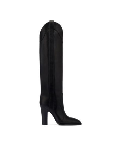 100mm Lavinia heel boots