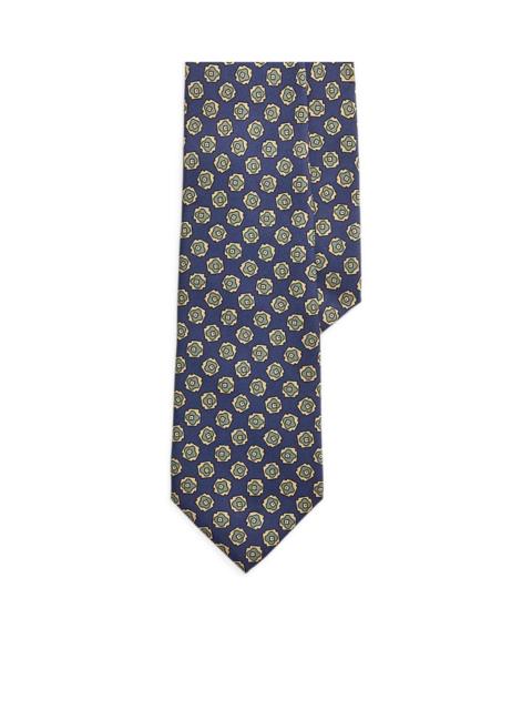 PATTERNED SILK TIE