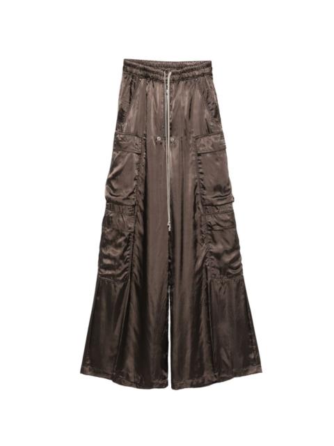 cargo drawstring palazzo pants
