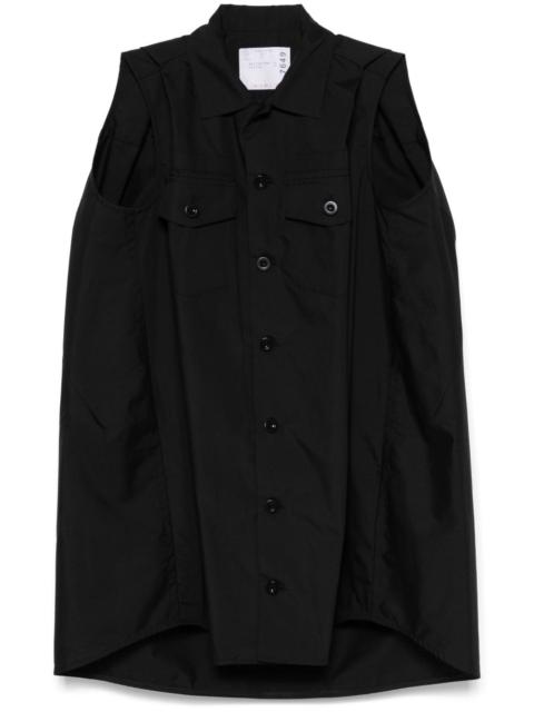 sleeveless mini dress