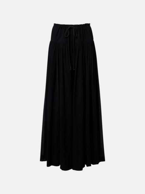 Cotton muslin maxi skirt