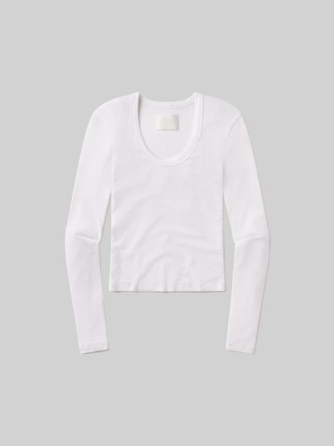 Mara U Neck Long Sleeve
In White