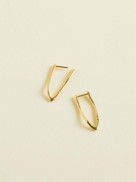 Demi-Fine Molten Large Hoop Earrings