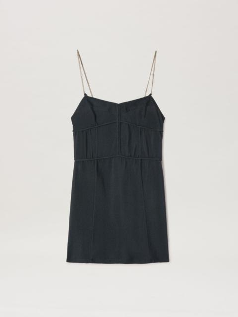 Chain Straps Slip Dress