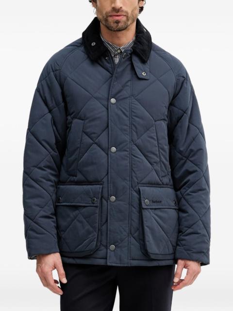 Modern Bedale quilted corduroy-collar jacket