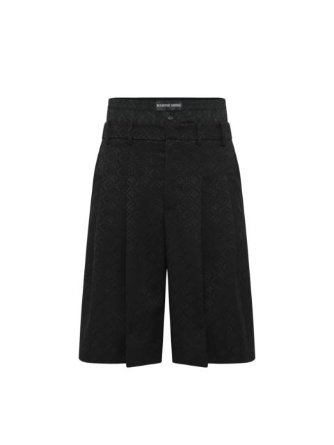 Moon Diamond Jacquard Tailoring Shorts