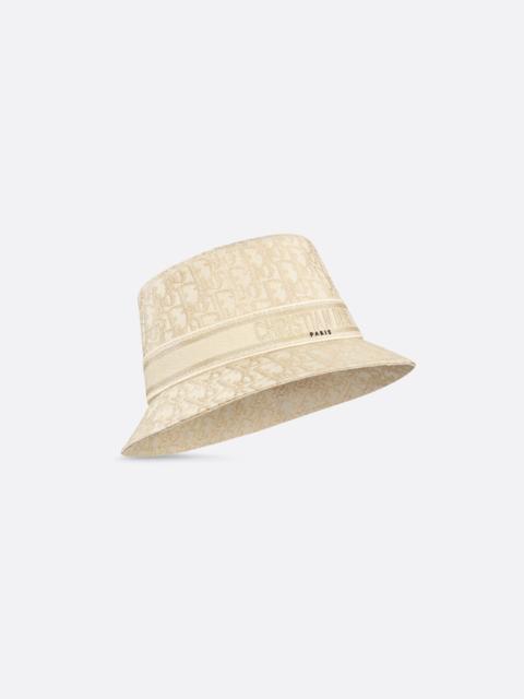 Dior Oblique D-Bobby Small-Brim Bucket Hat