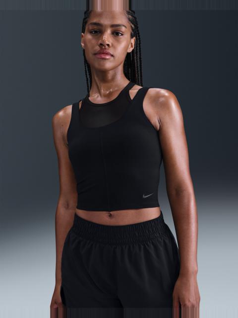 Nike One Fitted Women's Dri-FIT Cropped Tank Top