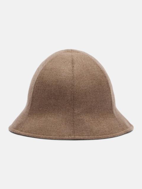 Zaltana cashmere and silk hat