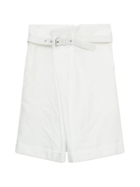 belted wrap shorts