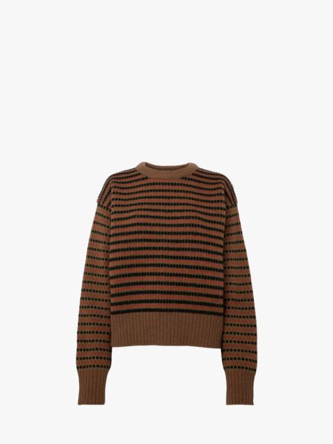 STRIPED JACQUARD SWEATER