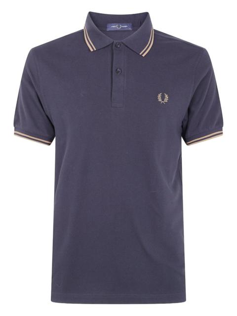 logo-detail polo shirt