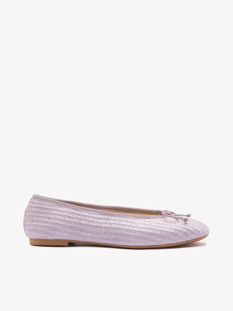 Pavlova Ballet Flat Iris Raffia