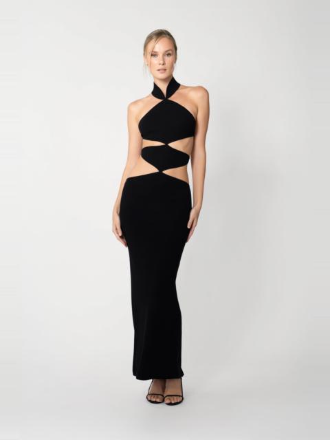 SELMA KNIT CUT-OUT DRESS