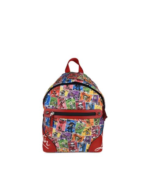 printed backpack