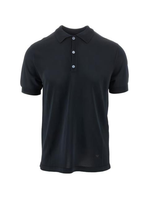 buttoned polo shirt