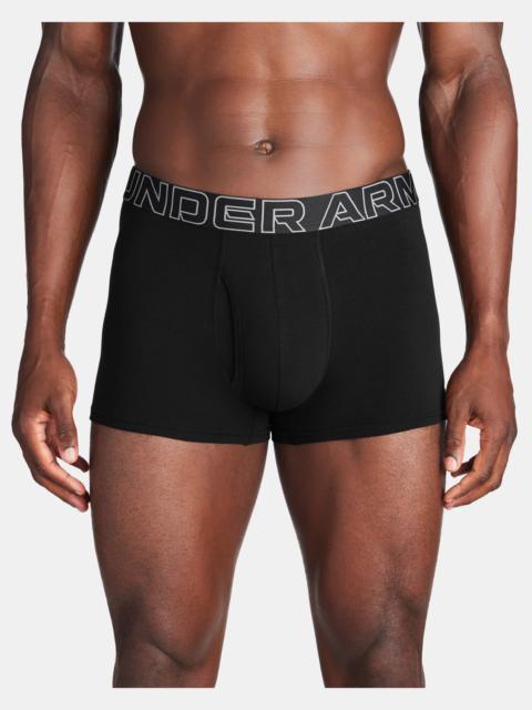 Men's UA Performance Cotton 3" 3-Pack Boxerjock®