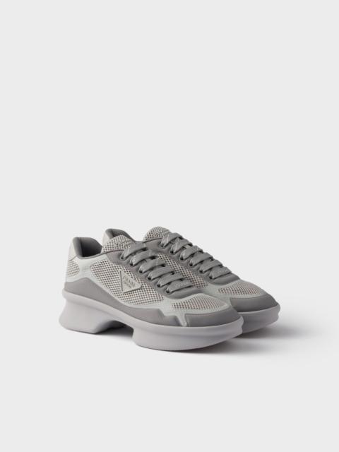 Re-Nylon and mesh fabric sneakers