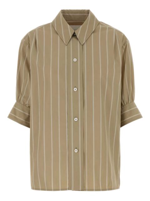 striped poplin shirt