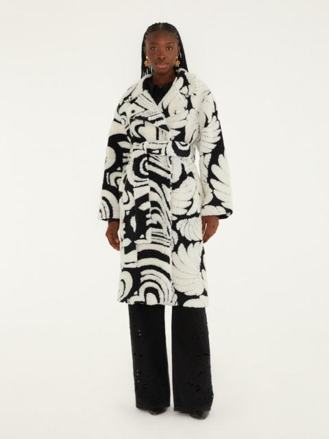 Hearts And Bananas Fleece Coat