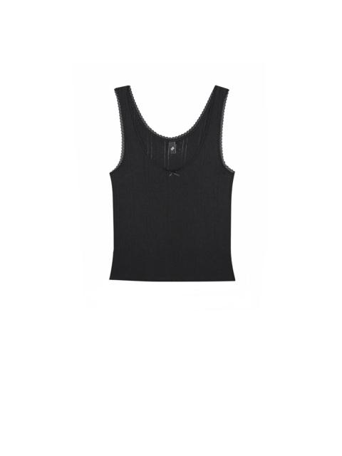 The Scoop Tank Black