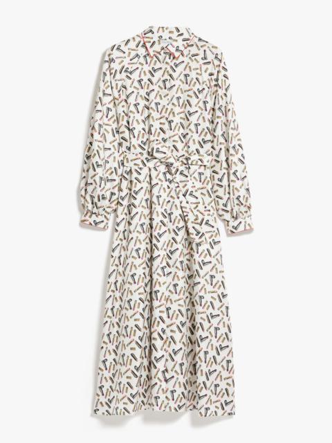 RIMMEL Printed silk shirt dress