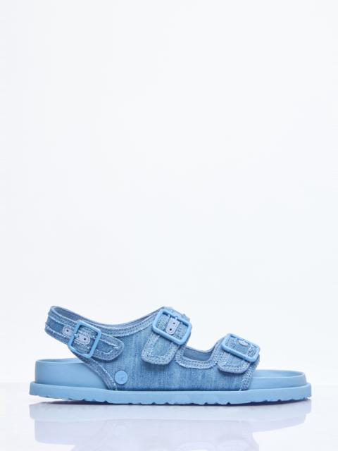 Milano Stone Washed Denim Sandals