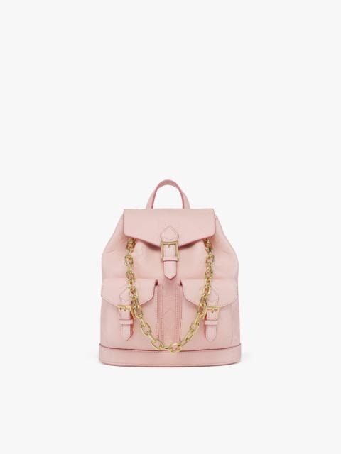 Aren Drawstring Backpack in Maxi Monogram Leather