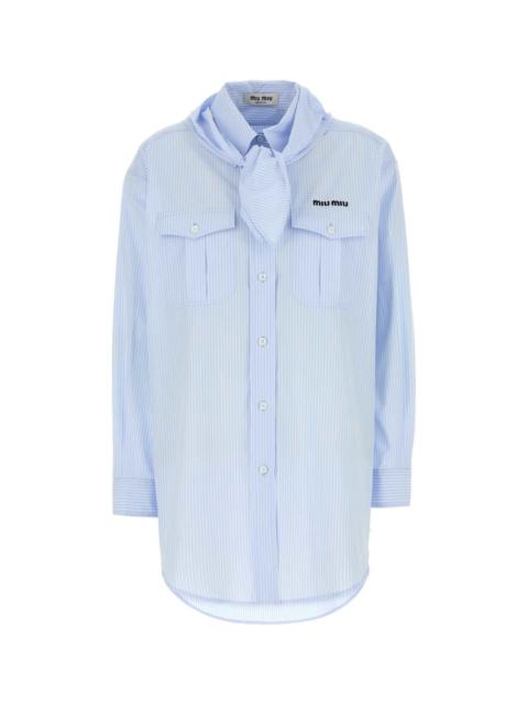 Embroidered Poplin Shirt